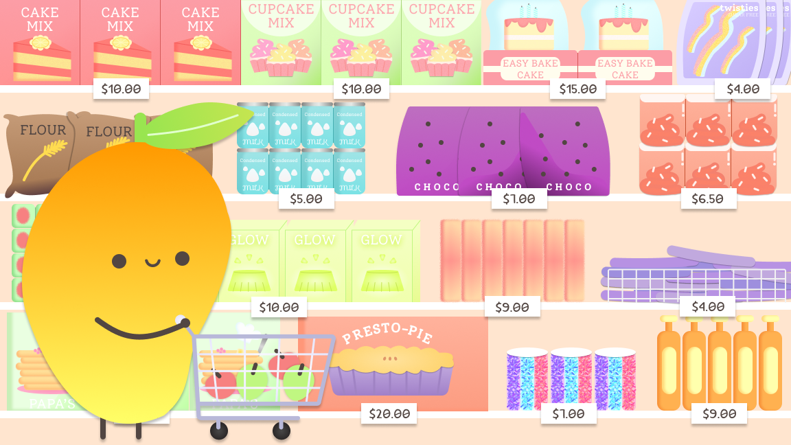Mango shopping artwork